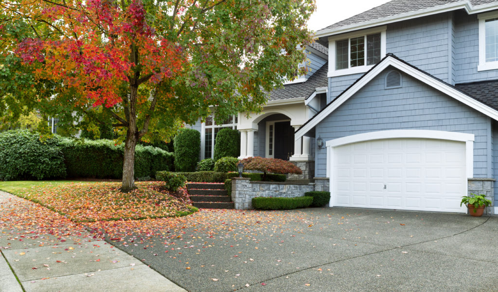 Featured: Single-family home in a neighborhood.