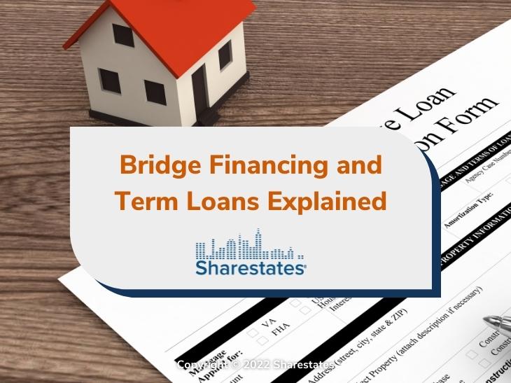 Featured: Mortgage document on desk with small house - Bridge Financing and Term Loans Explained